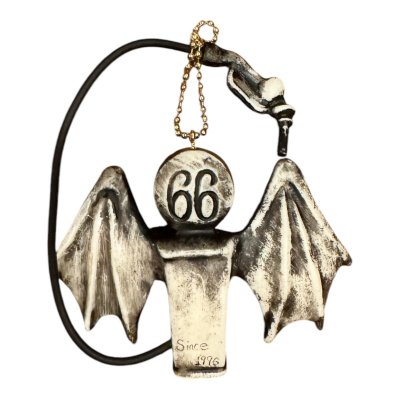 画像7: 66 オリジナル　ガスポンプクン　フィギュアキーホルダー　ゴールド　アイボリー　チャコールグレー