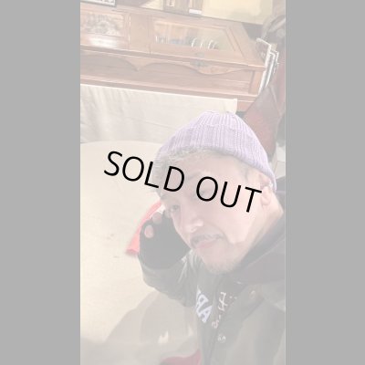 画像5:  TONNY CAP　ニットキャップ　パープル　オレンジ