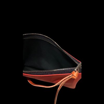 画像4: ITUAIS(イトゥアイス）qualquer coisa pouch  コケコイザポーチ　　SWIFT　LEATHER
