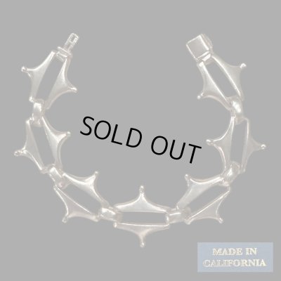 画像1: MADE IN CALIFORNIA  シルバーブレスレット Hexagon　ヘキサゴン　　MADE IN U.S.A.