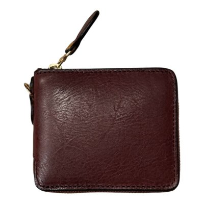 画像3: KC’sビルフォードラウンドジップヴィンテージハースハイド  BLACK  BROWN