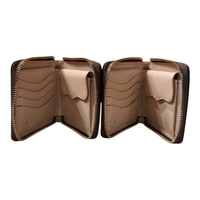 画像5: KC’sビルフォードラウンドジップヴィンテージハースハイド  BLACK  BROWN