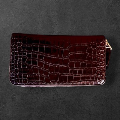 画像3: ITUAIS(イトゥアイス）　H.C.Pクロコダイル　ポロサスラウンドジップロングウォレット　BLACK