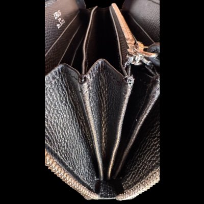 画像8: ITUAIS(イトゥアイス）　H.C.Pクロコダイル　ポロサスラウンドジップロングウォレット　BLACK