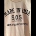 画像4: S.O.S.fromTexas OrganicCotton TEE  MADE IN U.S.A. アメリカ製オーガニックコットンTEEシャツ