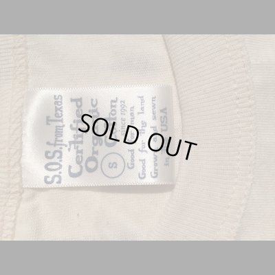 画像5: S.O.S.fromTexas OrganicCotton TEE  MADE IN U.S.A. アメリカ製オーガニックコットンTEEシャツ