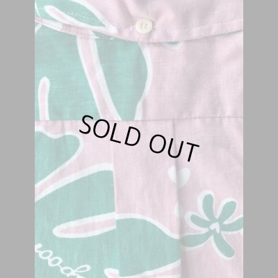 画像4: REYN SPOONER レインスプーナー　’９０年代〜タグ　アロハシャツ　ハワイアンシャツピンク