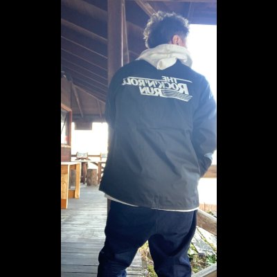 画像10: オリジナル　ナイロンコーチジャケット　　BLACK