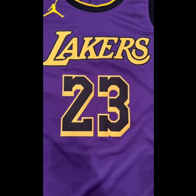 画像4: LAKERS　ロサンゼルス　レイカーズ　ステートメントエデュション　レブロン・ジェームズ　ユニフォーム　L