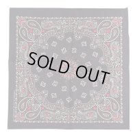 BANDANNAS  バンダナ　MADE IN U.S.A.　　ネイビーレッドホワイト