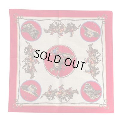 画像1: BANDANNAS  バンダナ　MADE IN U.S.A.　　COW BOY