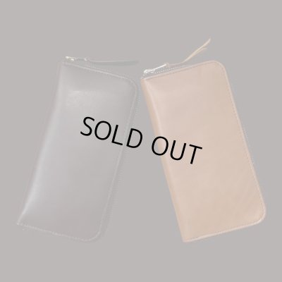 画像1: MADE IN U.S.A. LONG WALLET 財布 BROWN TAN