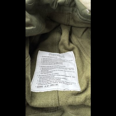 画像4: 80年代DeadStock.米軍 M-65Fish  Compleat　　S