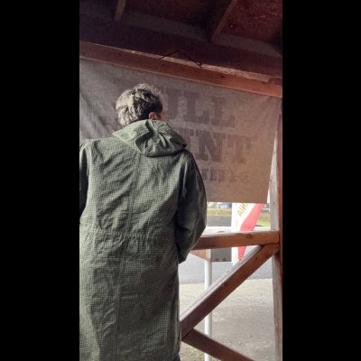 画像11: 2000年代DeadStock.フィッシュテールチェックカモコート　　