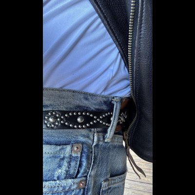 画像9: H.T.C.  Hollywood Trading Company  新作ナローベルト　　BLACK