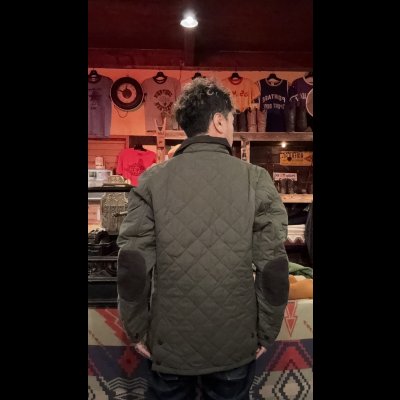 画像11: HUNTER OUTDOOR  キルティングジャケット GREEN