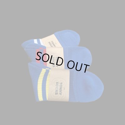 画像2: スペシャルプライス！！　66 25th Anniversary Edition TONNY Socks  25周年記念３足パック靴下　ロイヤルブルー