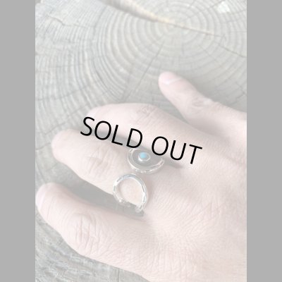 画像6: NAVAJO ナバホ族　Horseshoe Bend シルバーリング　ターコイズ