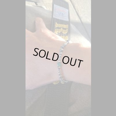 画像4: NAVAJO ナバホ族ナバホ　Horseshoe Bend シルバービーズブレス　ターコイズ