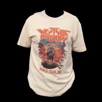 WEST SIDE BULLDOGS　ウエストサイドブルドッグス　TOUR TEE　ECRU　