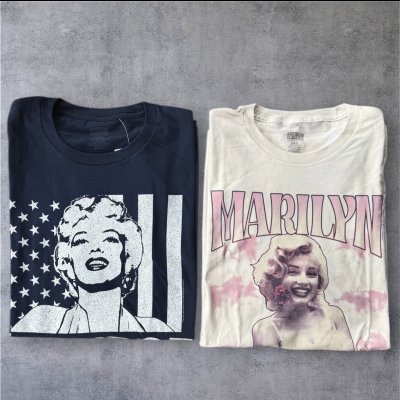 画像1: ムービーTEE　MARILYN MONROE