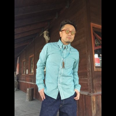 画像9: JELADO  B.D.shirt(ボタンダウンシャツ) ギンガムチェック フォレストグリーン