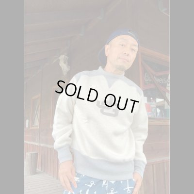 画像7: "JOHN GLUCKOW" 2016 A/W ARMY/NAVY BOXING MATCH Club Sweatshirt(ステンシルカスタム) オートミール