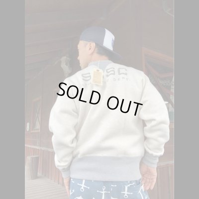 画像8: "JOHN GLUCKOW" 2016 A/W ARMY/NAVY BOXING MATCH Club Sweatshirt(ステンシルカスタム) オートミール