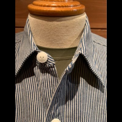 画像3: JELADO ジェラード Pressman Shirt(プレスマンシャツ) オールドブルー 