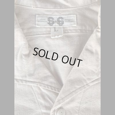 画像3:  (JOHN GLUCKOW)2019 S/S  Professor's Shirts(プロフェッサーシャツ) ベージュ 