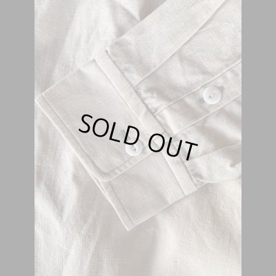 画像7:  (JOHN GLUCKOW)2019 S/S  Professor's Shirts(プロフェッサーシャツ) ベージュ 