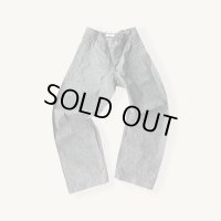 JOHN GLUCKOW Net Maker's Trousers ネットメーカーズ トラウザーズ ブラックシャンブレー