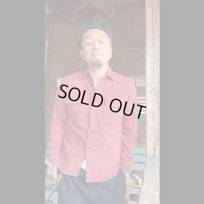 画像7: JELADOジェラード Unionworkers Shirts(ユニオンワーカーズシャツ) ショート丈 オールドレッド