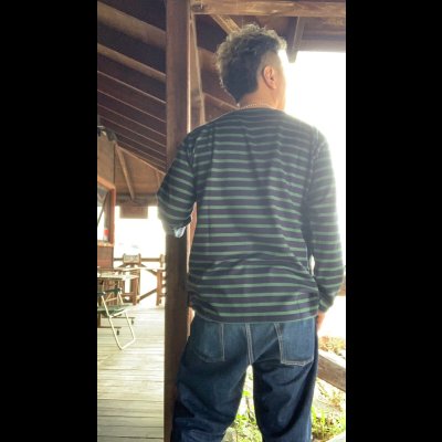 画像7: JELADO ジェラードMalibe  マリブ　ボーダーTEE NAVY/FOREST GREEN