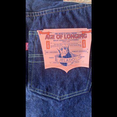 画像4: JELADO  Age of Longing　Black tag 301EXX 　インディゴ 