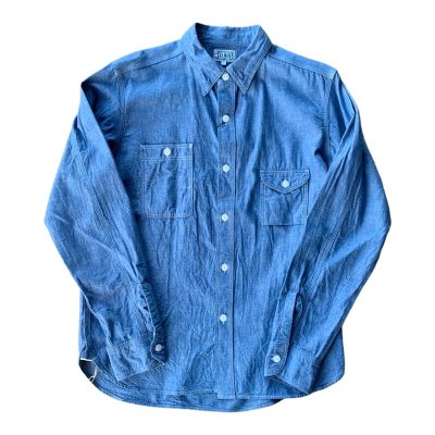 画像1: JELADO(ジェラード）Smoker Shirt  Indigo Chambray