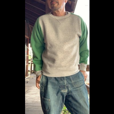 画像8: JELADO ジェラード　Champs Sweat 2Tone  ソルト＆ペッパー・ミント