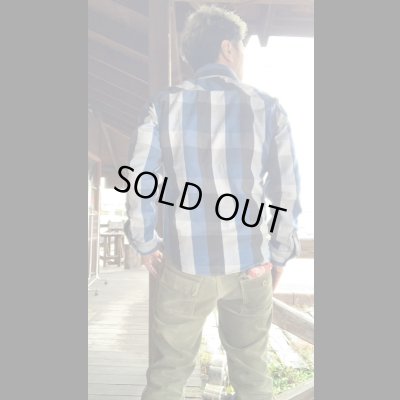 画像9: JELADOジェラード Unionworkers Shirts(ユニオンワーカーズシャツ) ショート丈 ブルーマロン