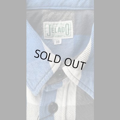 画像3: JELADOジェラード Unionworkers Shirts(ユニオンワーカーズシャツ) ショート丈 ブルーマロン