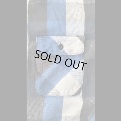 画像4: JELADOジェラード Unionworkers Shirts(ユニオンワーカーズシャツ) ショート丈 ブルーマロン