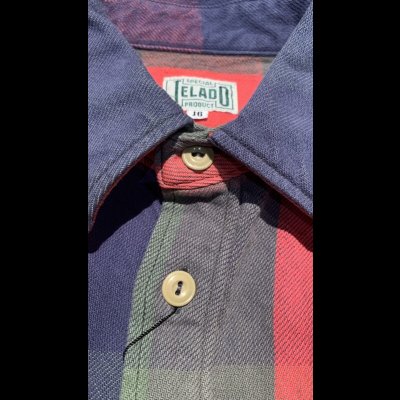 画像3: JELADOジェラード Unionworkers Shirts(ユニオンワーカーズシャツ) ショート丈  ウォーターメロン