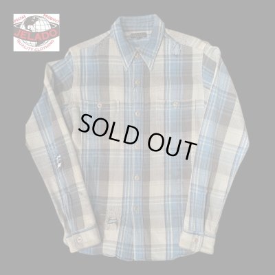 画像1: JELADOジェラード 　Dugout Shirts  オールドブルー