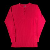 JELADO ジェラード ヘンリーネック Mega Thermal  RED