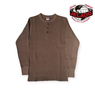 画像1: JELADO ジェラード ヘンリーネック Mega Thermal  コヨーテ