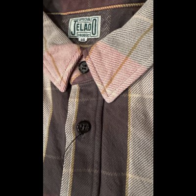 画像3: JELADOジェラード Unionworkers Shirts(ユニオンワーカーズシャツ) ショート丈 ライチ