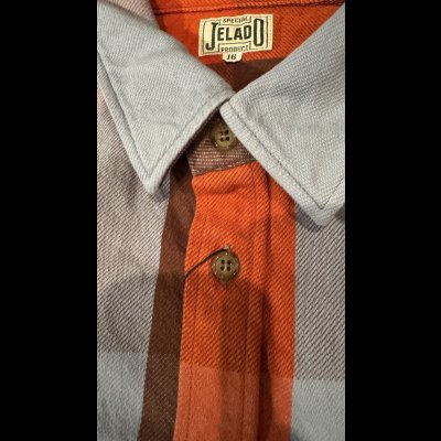 画像3: JELADOジェラード Unionworkers Shirts(ユニオンワーカーズシャツ) ショート丈 アプリコット 