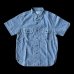 画像2: JELADOジェラード Unionworkers Shirts(ユニオンワーカーズシャツ) ショートスリーブ　INDIGO (2)