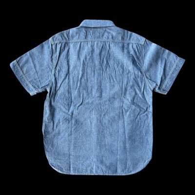 画像3: JELADOジェラード Unionworkers Shirts(ユニオンワーカーズシャツ) ショートスリーブ　INDIGO