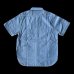 画像3: JELADOジェラード Unionworkers Shirts(ユニオンワーカーズシャツ) ショートスリーブ　INDIGO (3)