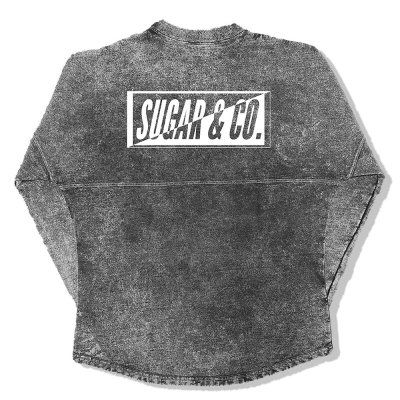 画像1: Sugar & Co. Bleach Drop Sweat シュガーアンドカンパニー 硫化染 ドロップスウェット 